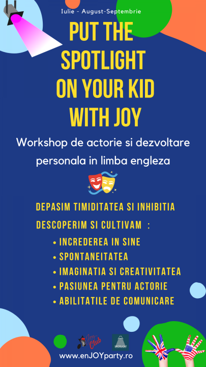 Workshop de actorie in limba engleza pentru copii