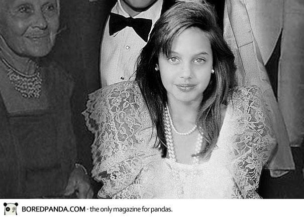 Angelina Jolie la 11 ani